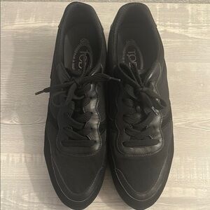 Tod’s Women’s Black Sneakers EU Size 40 US Size 9.5/10